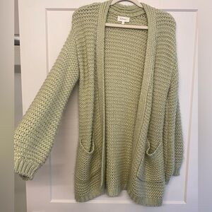 Bohme Sage Open-Front Cardigan